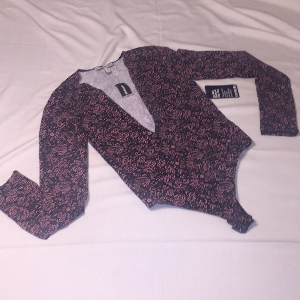 NWT Express floral bodysuit